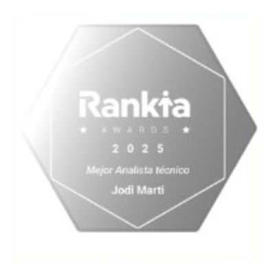 Medalla de plata Rankia Awards 2025 al Mejor Analista Técnico, Jordi Martí
